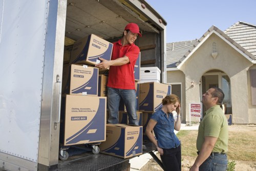 Customer booking a man and van service and confirming transport details