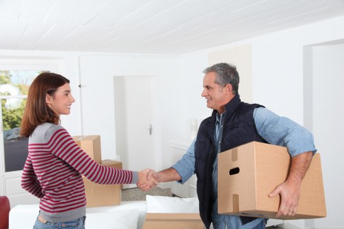 Team assessing a customer concern after a move