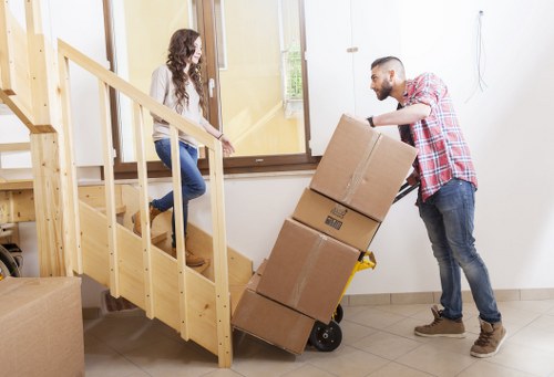 Student removals team helping with a local move in Mitcham